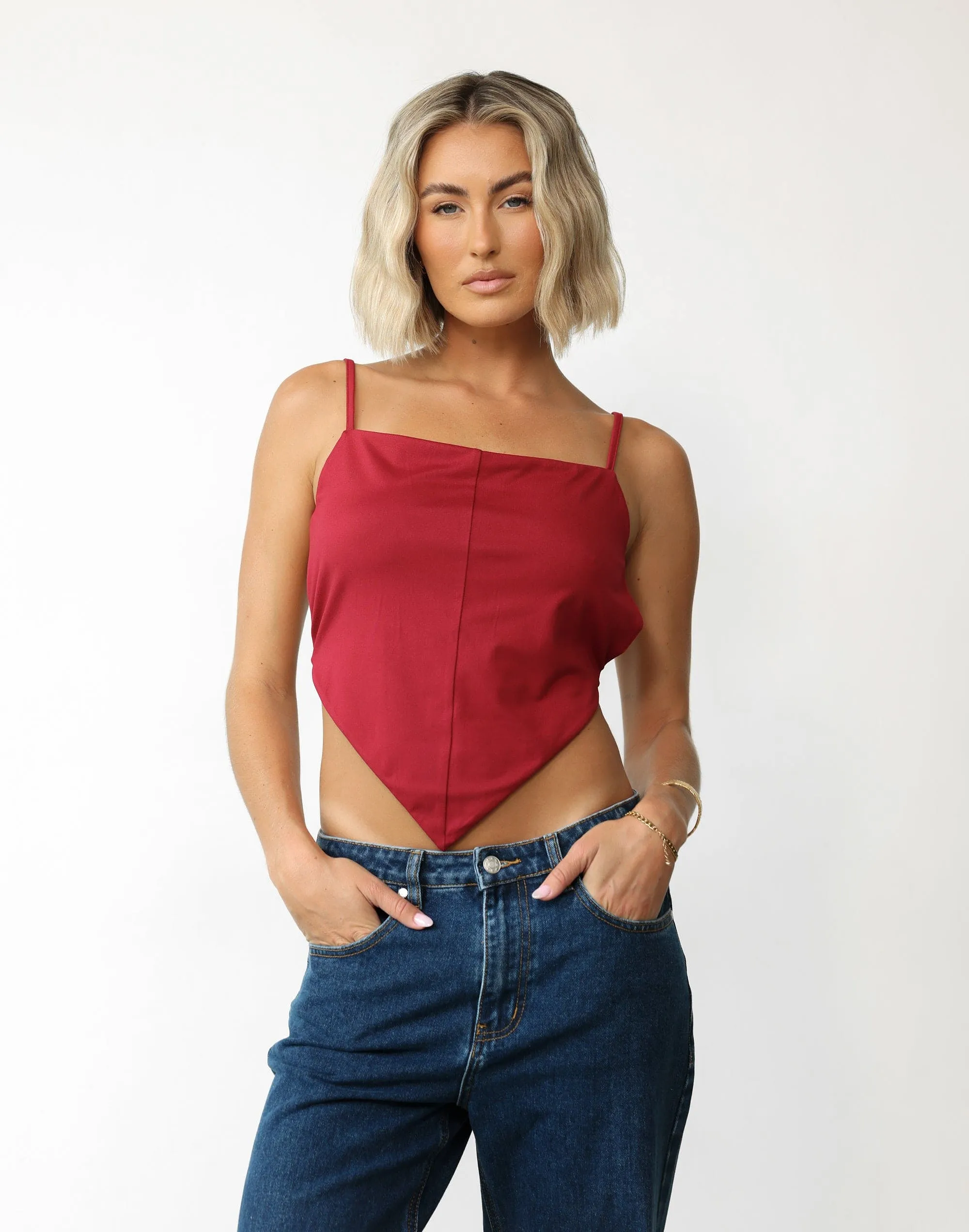 Amalia Top (Cherry)