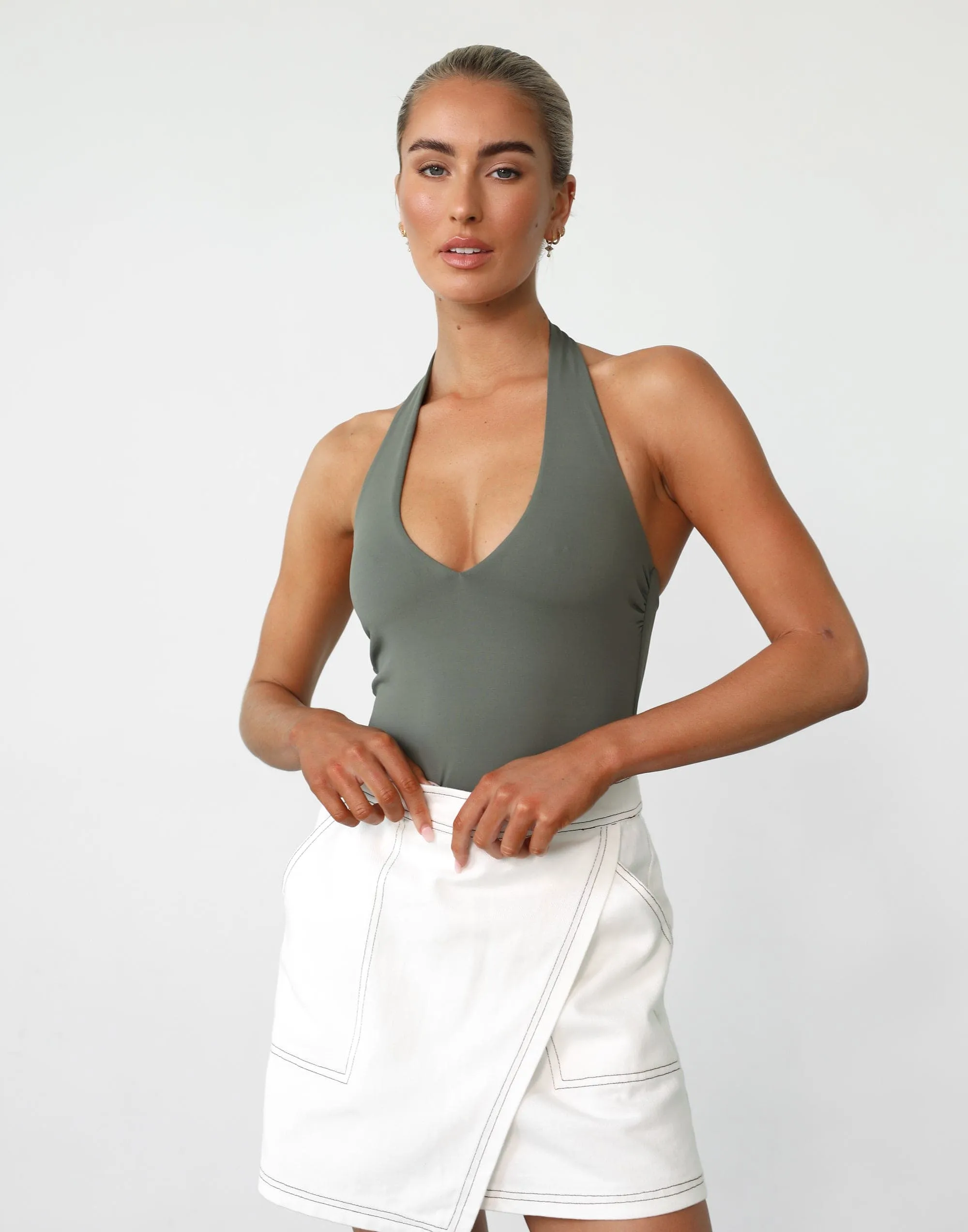 Amira Bodysuit (Khaki)