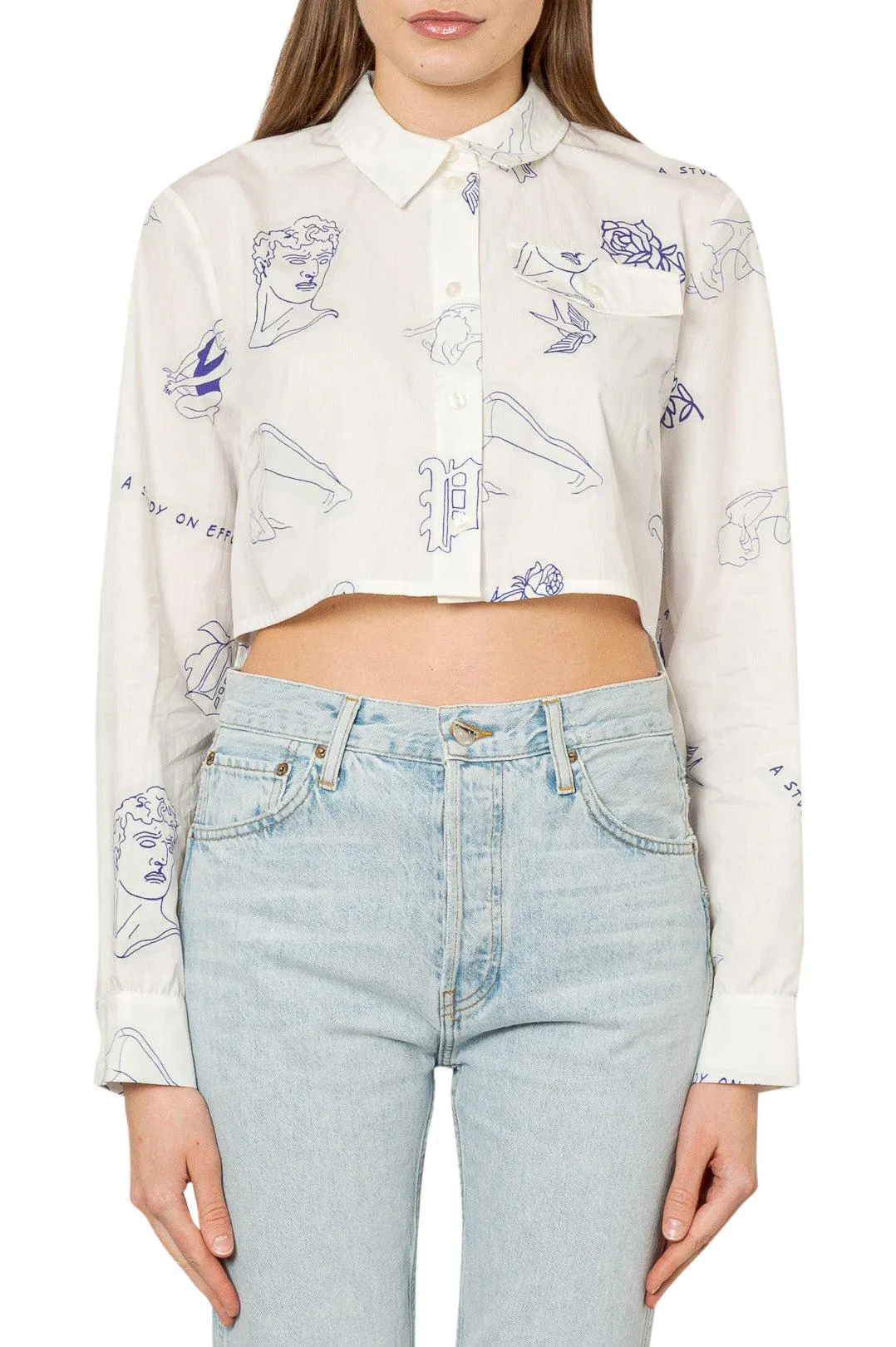 Baum's tattoo print shirt