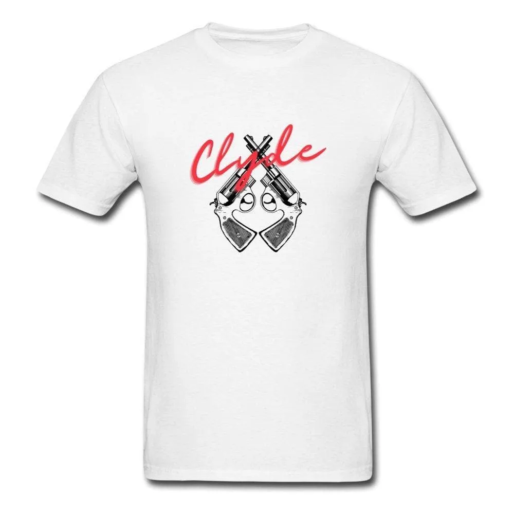 Bonnie And Clyde White Couple T-Shirts