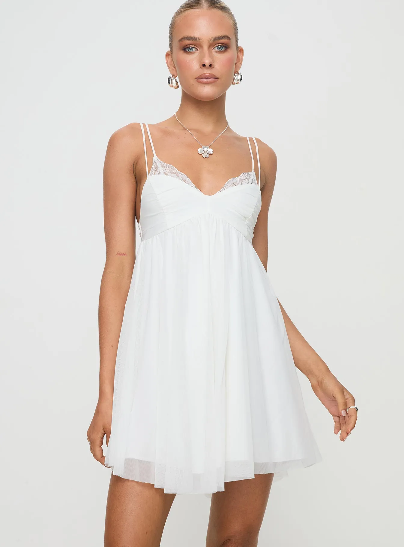 Corella Mini Dress White