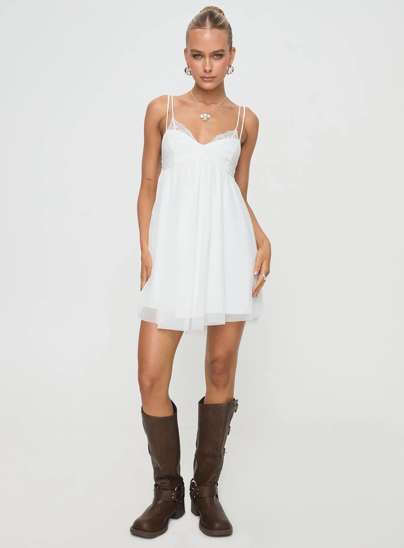 Corella Mini Dress White