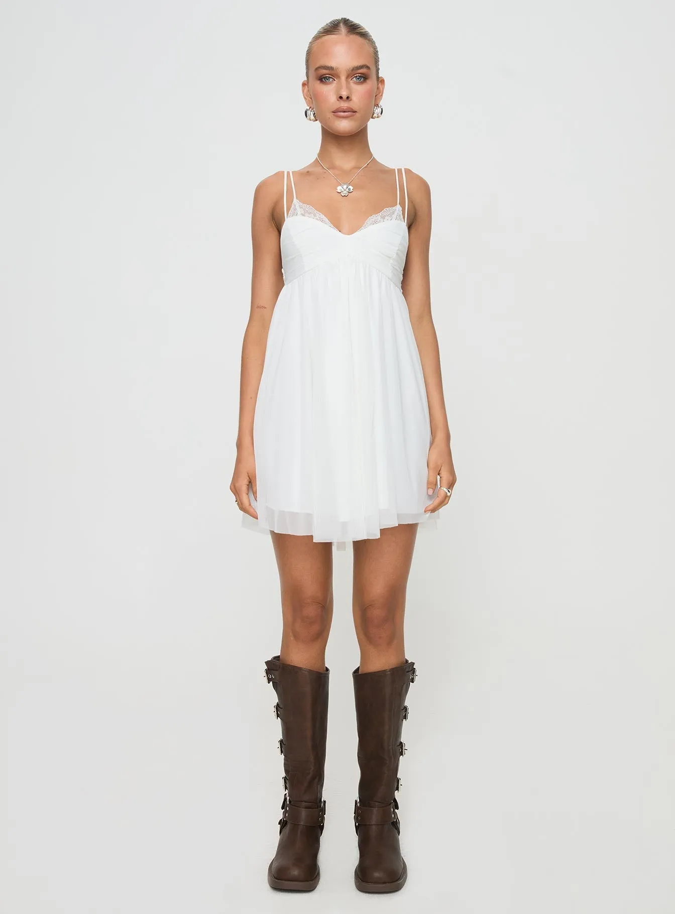 Corella Mini Dress White