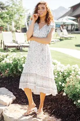 Cottage Lane Ruffle Dress