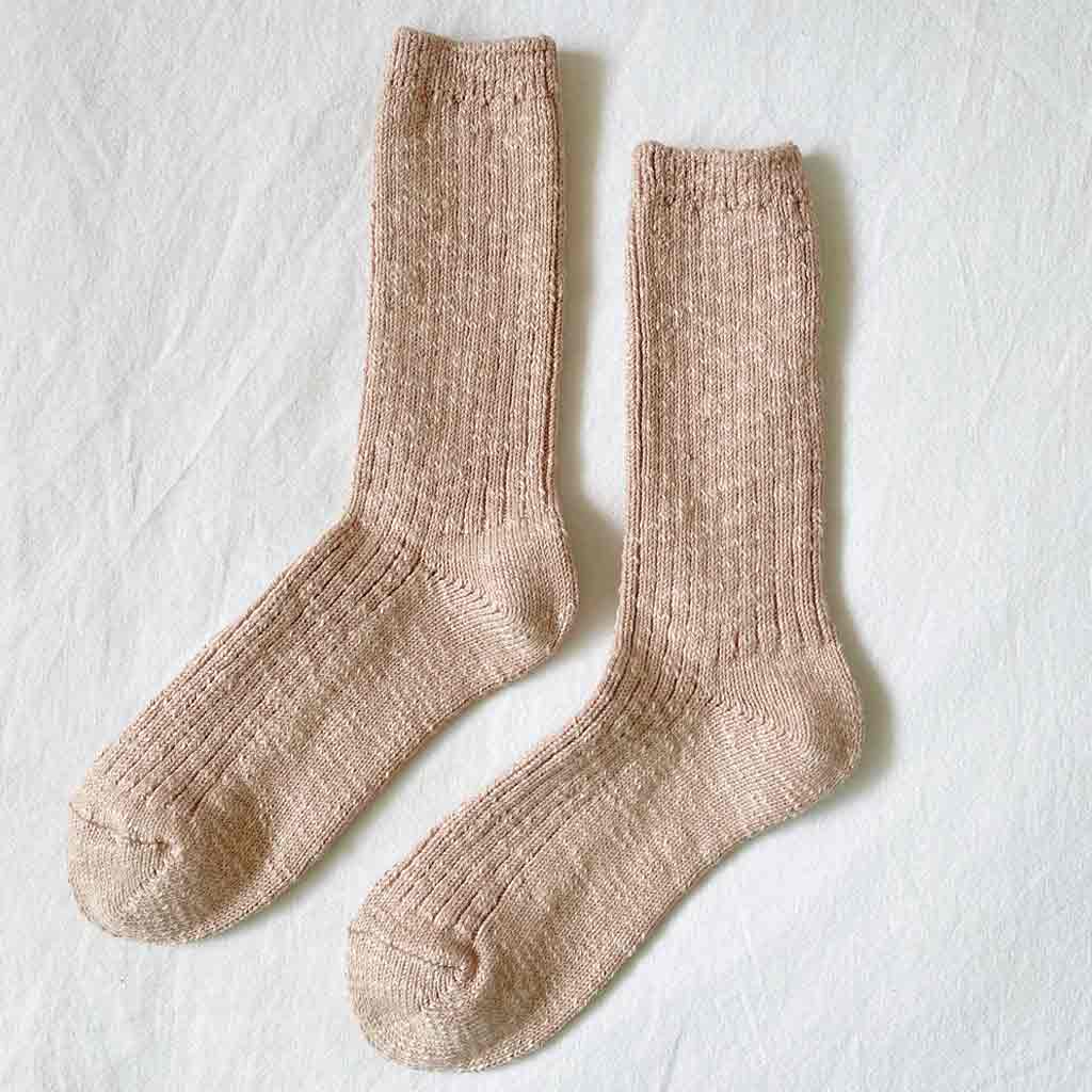 Cottage Socks - Peachy Keen