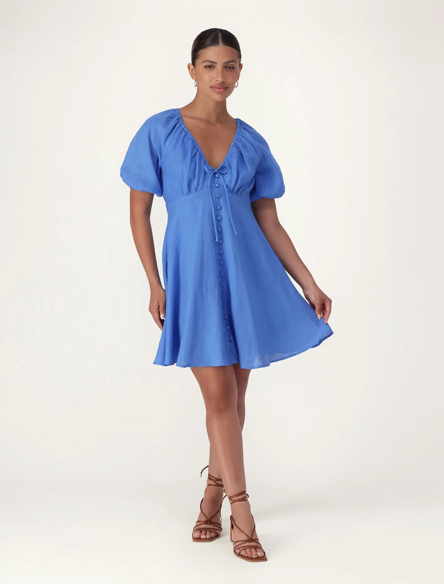 Darcie Ruched Bodice Mini Dress