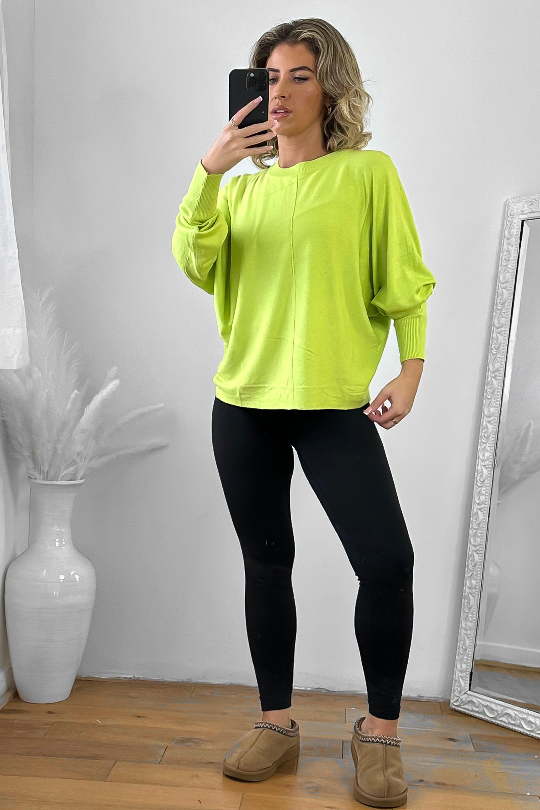 Front Seam Round Neck Pullover