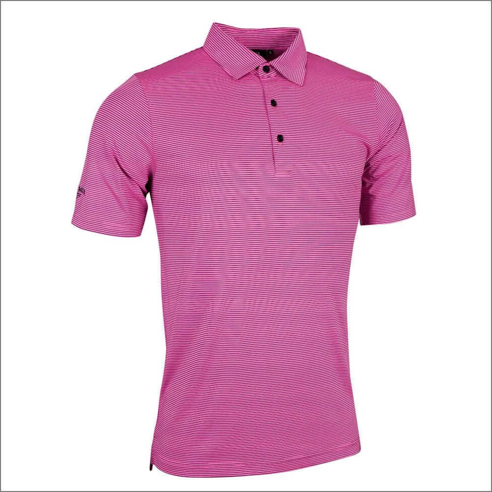 Glenmuir Torrance Micro Stripe Performance  Polo*