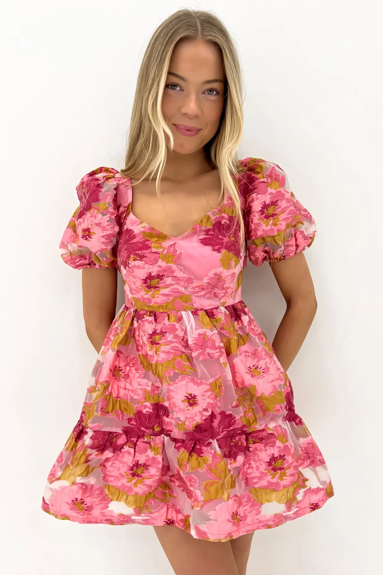 Hensley Mini Dress Pink