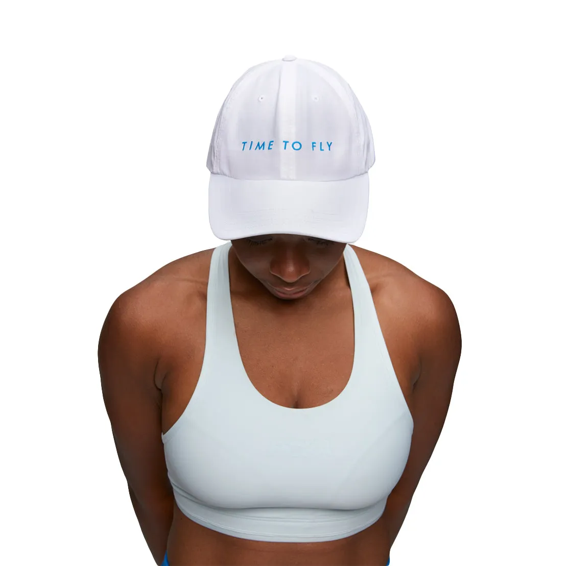 Hoka One One All Day Hat White Diva Blue 1117090-WDVB