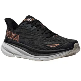 HOKA ONE ONE Clifton 9 Black/ Rose Gold (Women's)