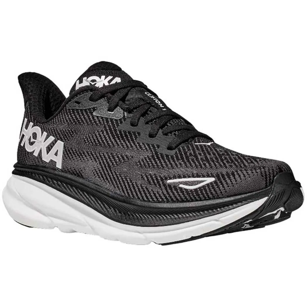 HOKA ONE ONE Clifton 9 Black/ White (Men's)