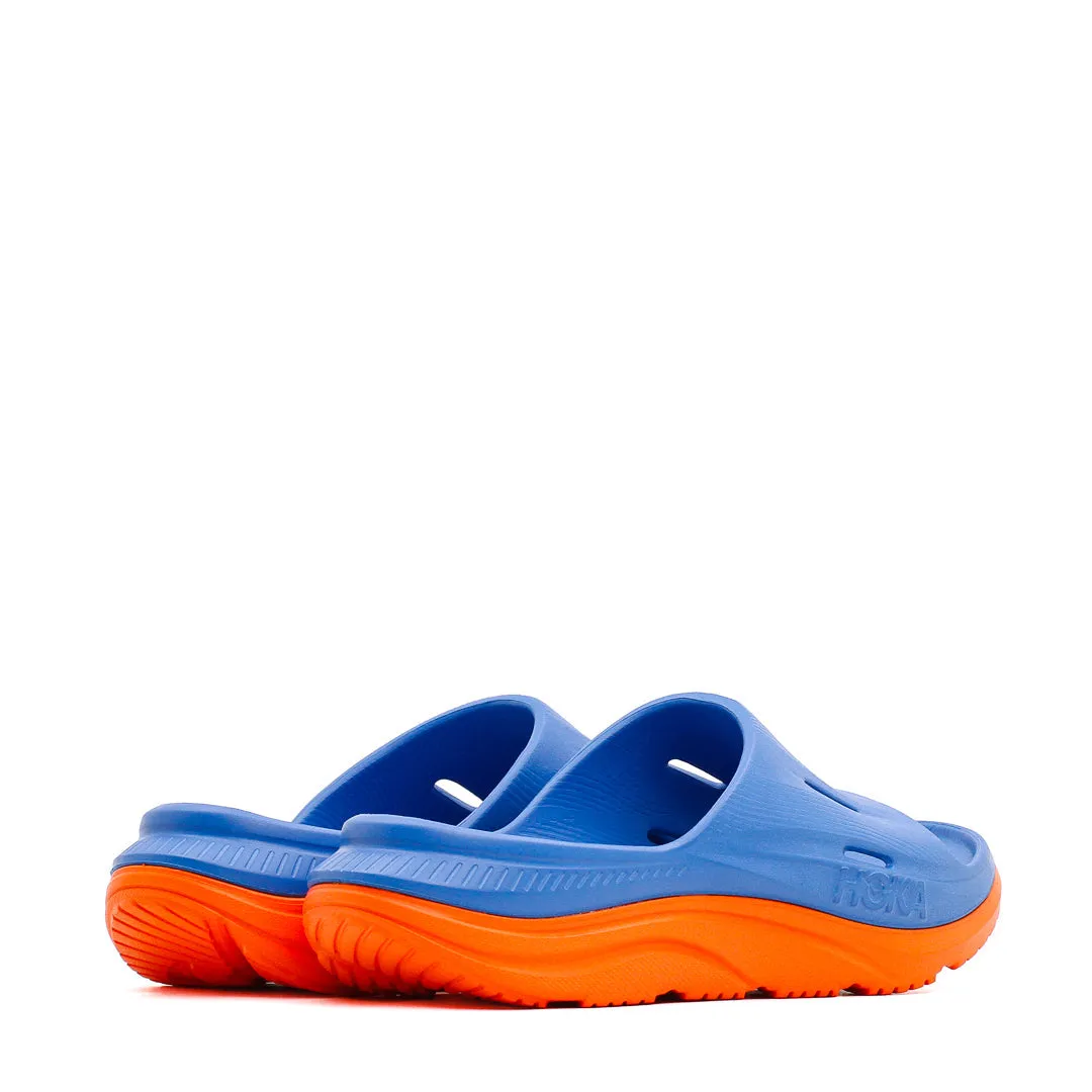 Hoka One One Junior Ora Recovery Slide 3 Coastal Sky Vibrant Orange 1134471-CSVO