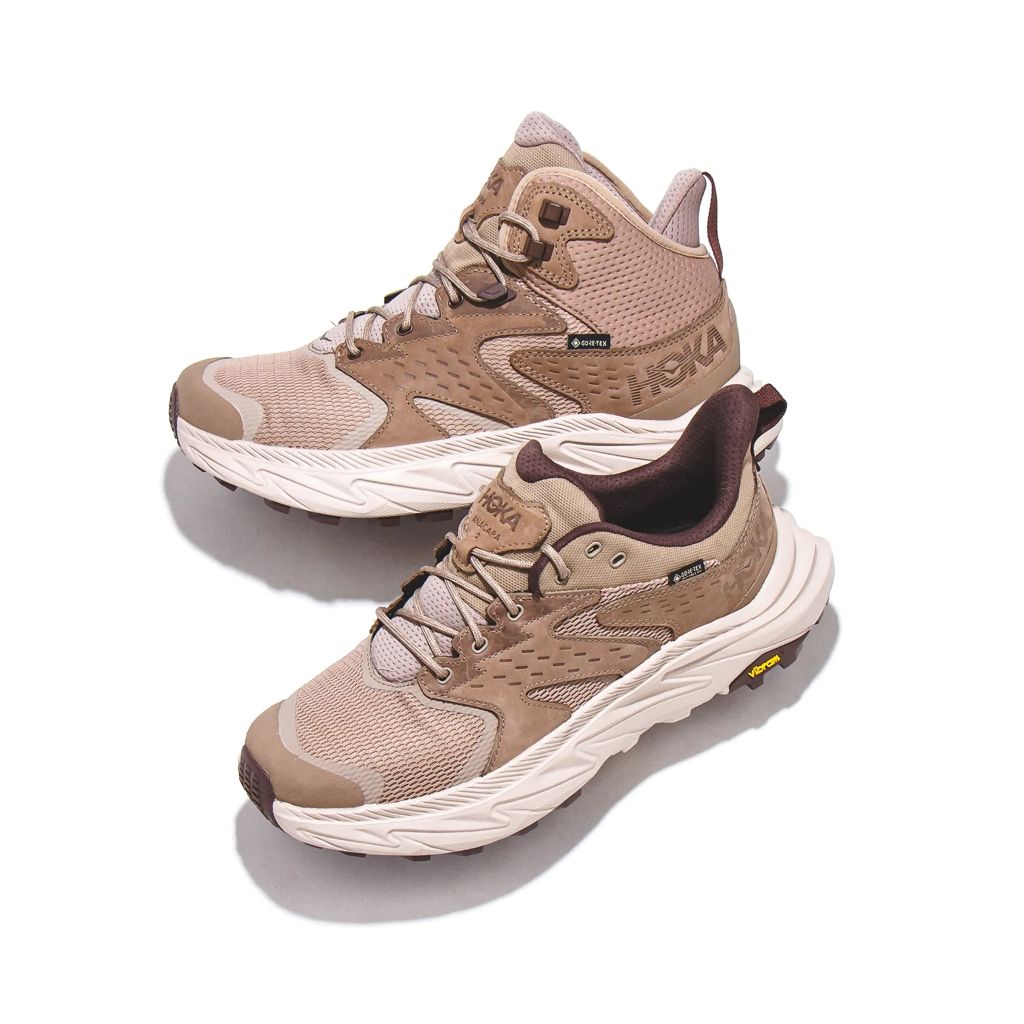 Hoka One One Men Anacapa 2 Low GTX Gore-Tex Dune Oxford Tan 1141632-DOTN