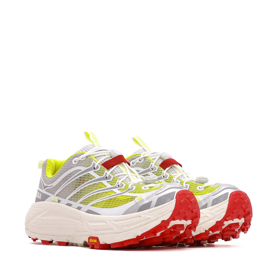 Hoka One One Men x Nicole McLaughlin Mafate Three2 White Neon Yellow 1153931-WNN