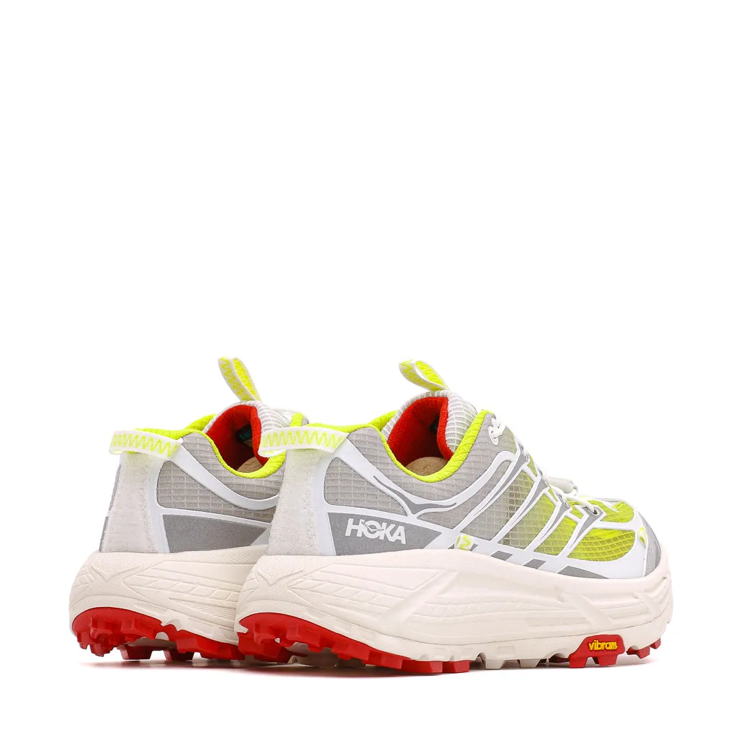 Hoka One One Men x Nicole McLaughlin Mafate Three2 White Neon Yellow 1153931-WNN