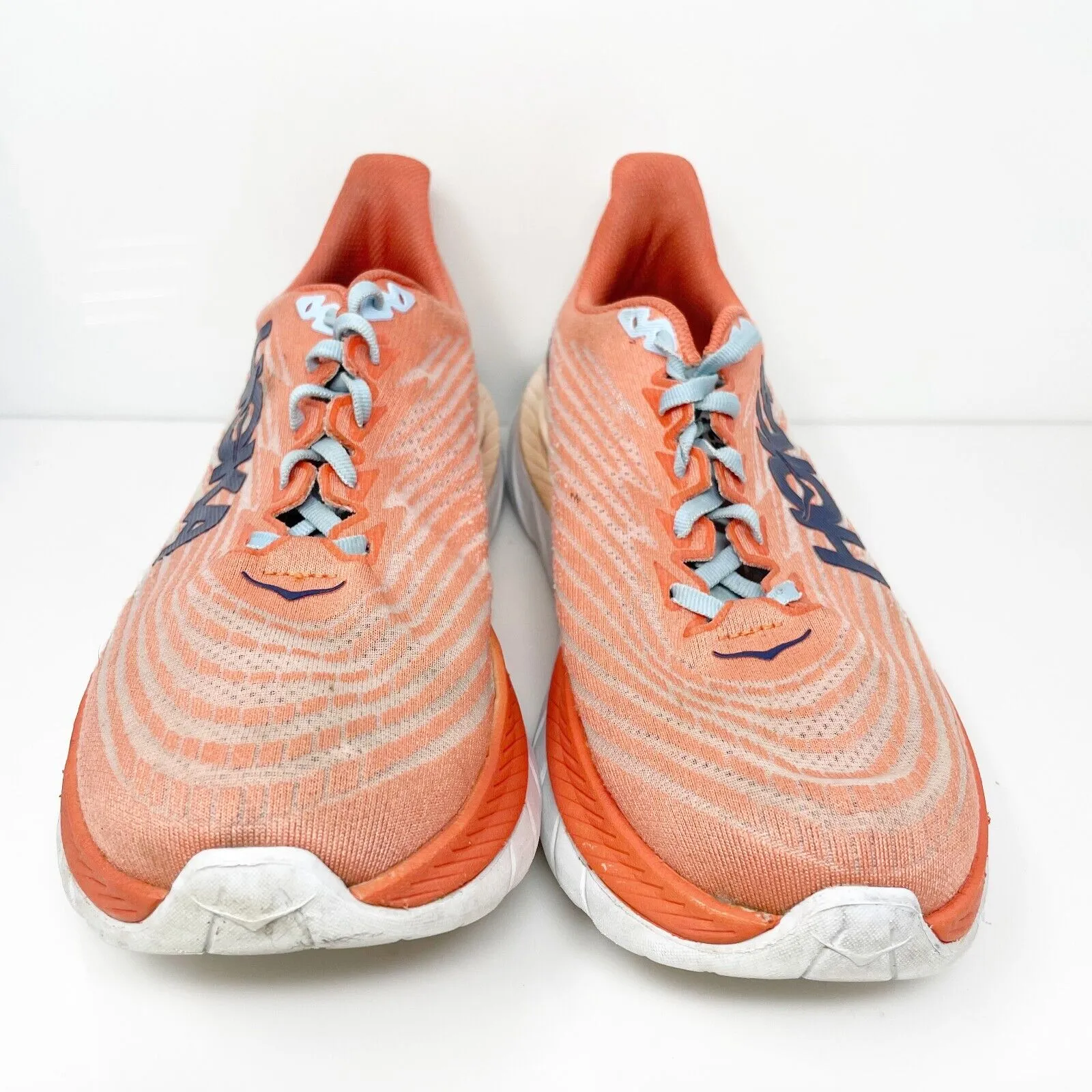 Hoka One One Womens Mach 5 1127894 CPPF Orange Running Shoes Sneakers Size 11 B