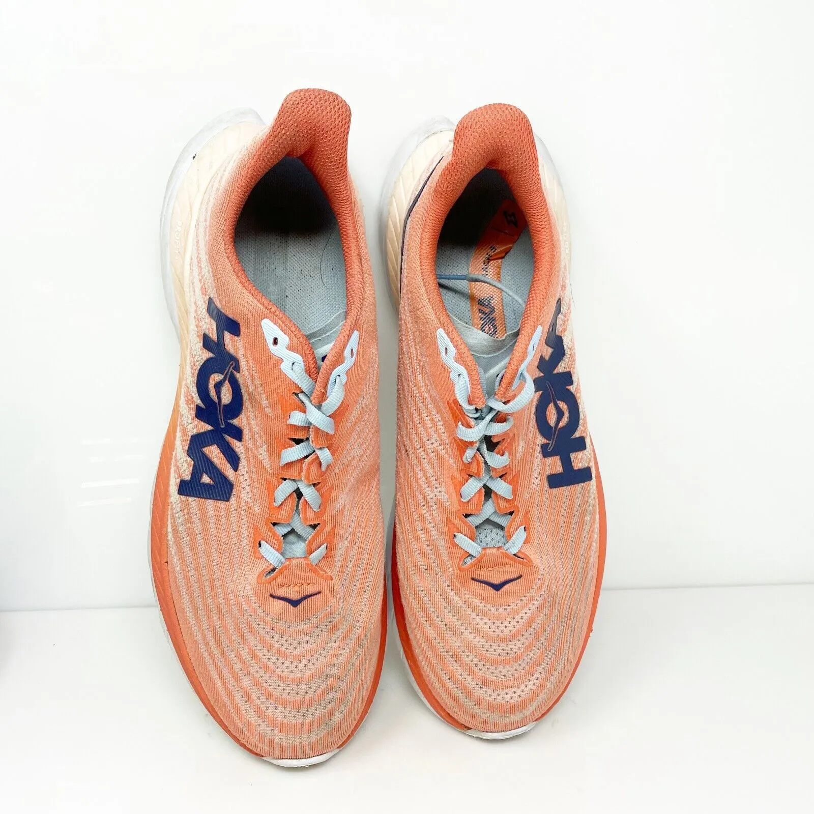 Hoka One One Womens Mach 5 1127894 CPPF Orange Running Shoes Sneakers Size 11 B