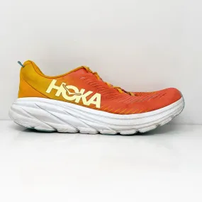 Hoka One One Womens Rincon 3 1119396 CRYW Orange Running Shoes Sneakers Sz 7.5 B