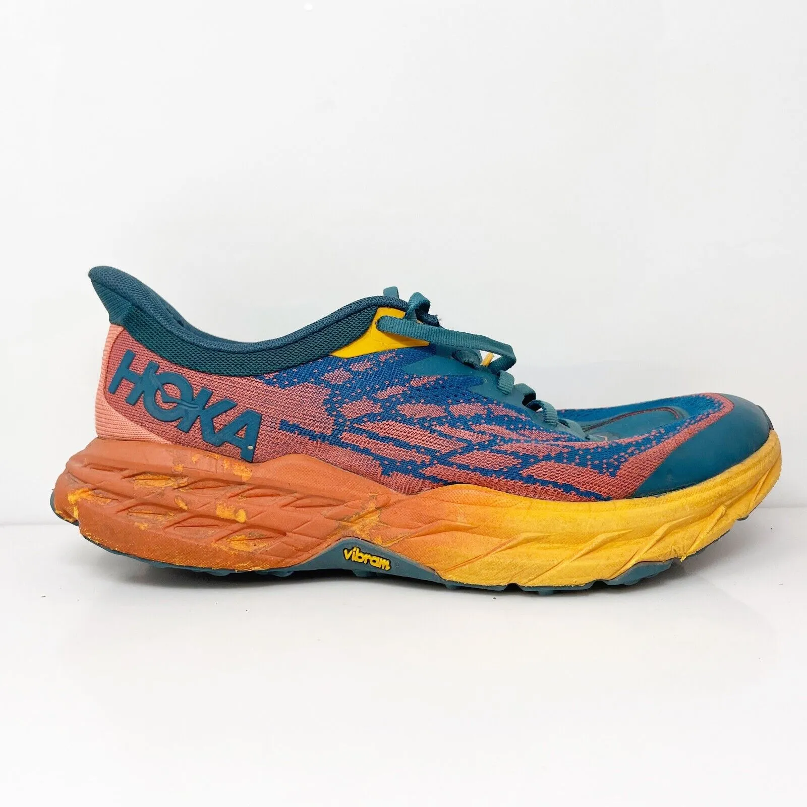 Hoka One One Womens Speedgoat 5 1123158 BCCML Blue Running Shoes Sneakers 10.5 B