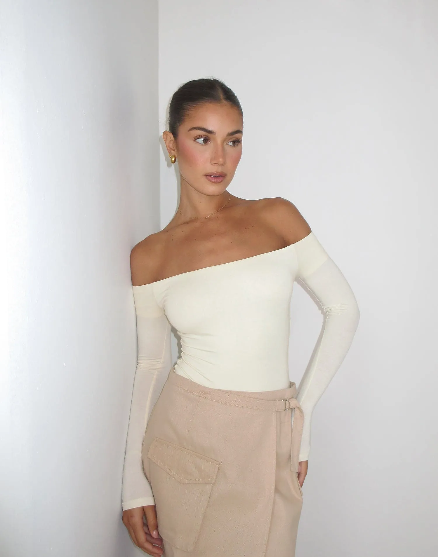 Iris Bodysuit (Cream)