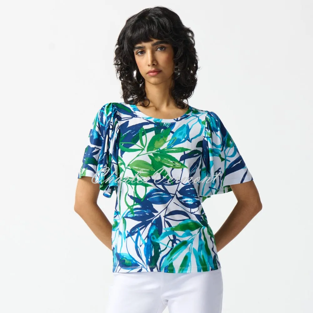 Joseph Ribkoff Tropical Print Top - Style 242183