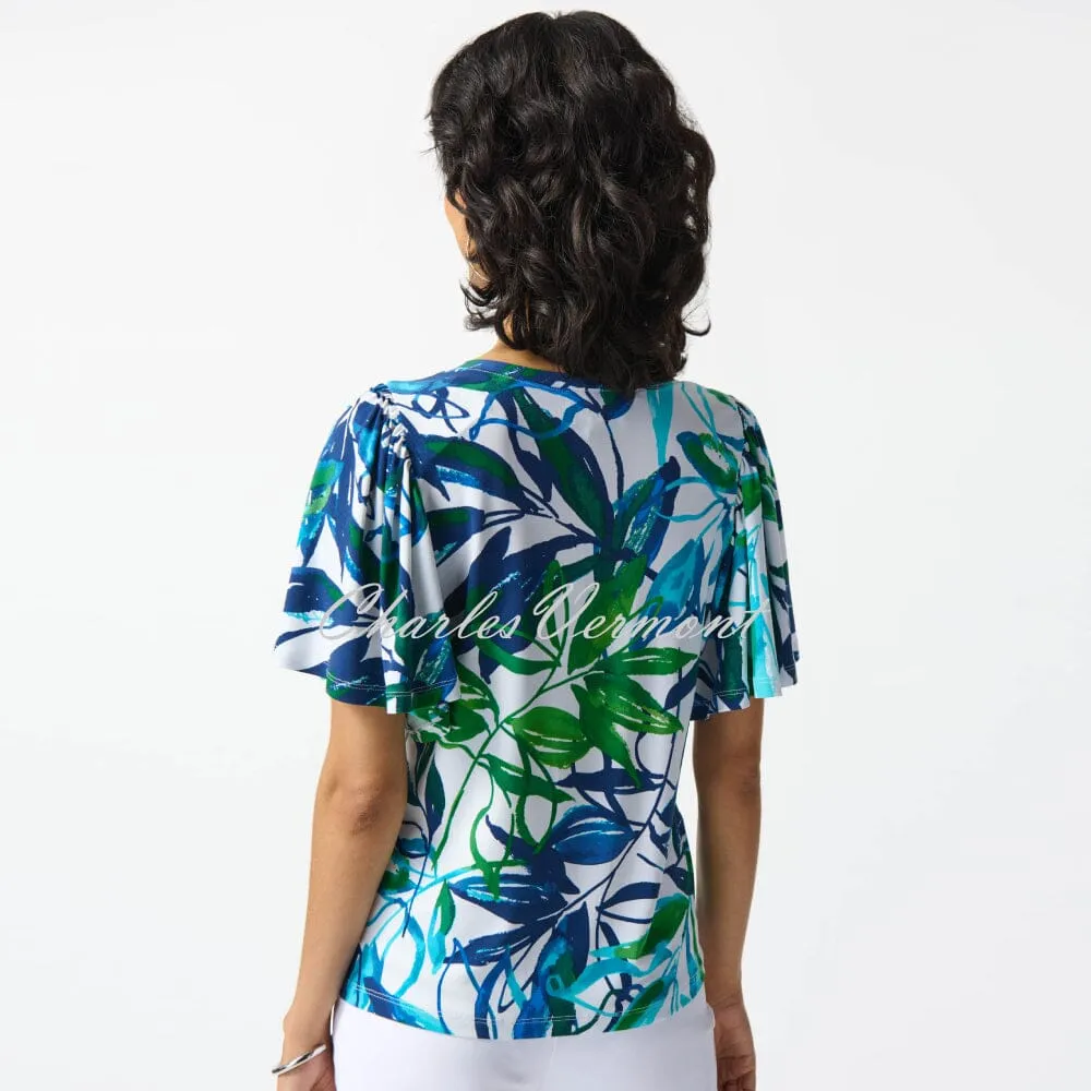 Joseph Ribkoff Tropical Print Top - Style 242183