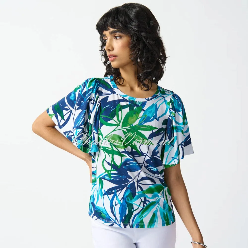 Joseph Ribkoff Tropical Print Top - Style 242183