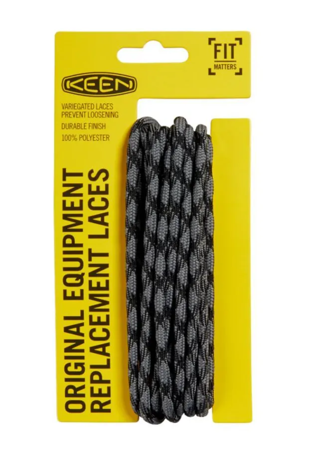 Keen 45” inch Replacement Laces- Grey/Black