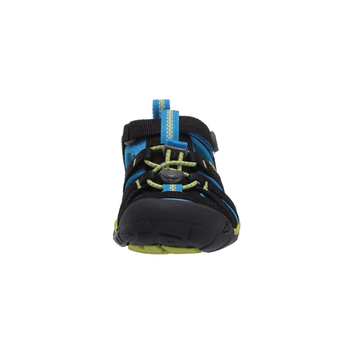 Keen Boy's (Sizes 8-13) Seacamp Black/Blue/Lime