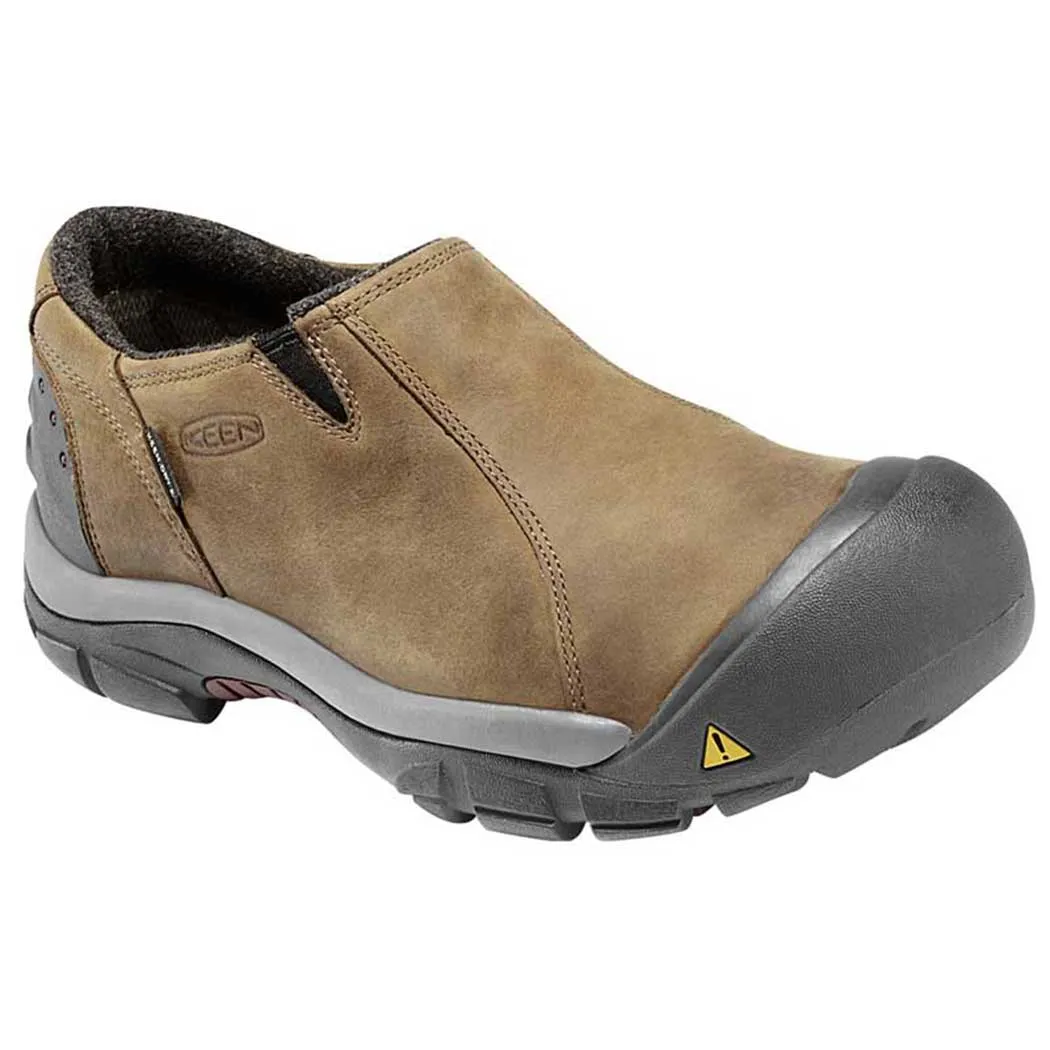 Keen Brixen Low Slate Slip-On Black/ Madder Brown (Men's)