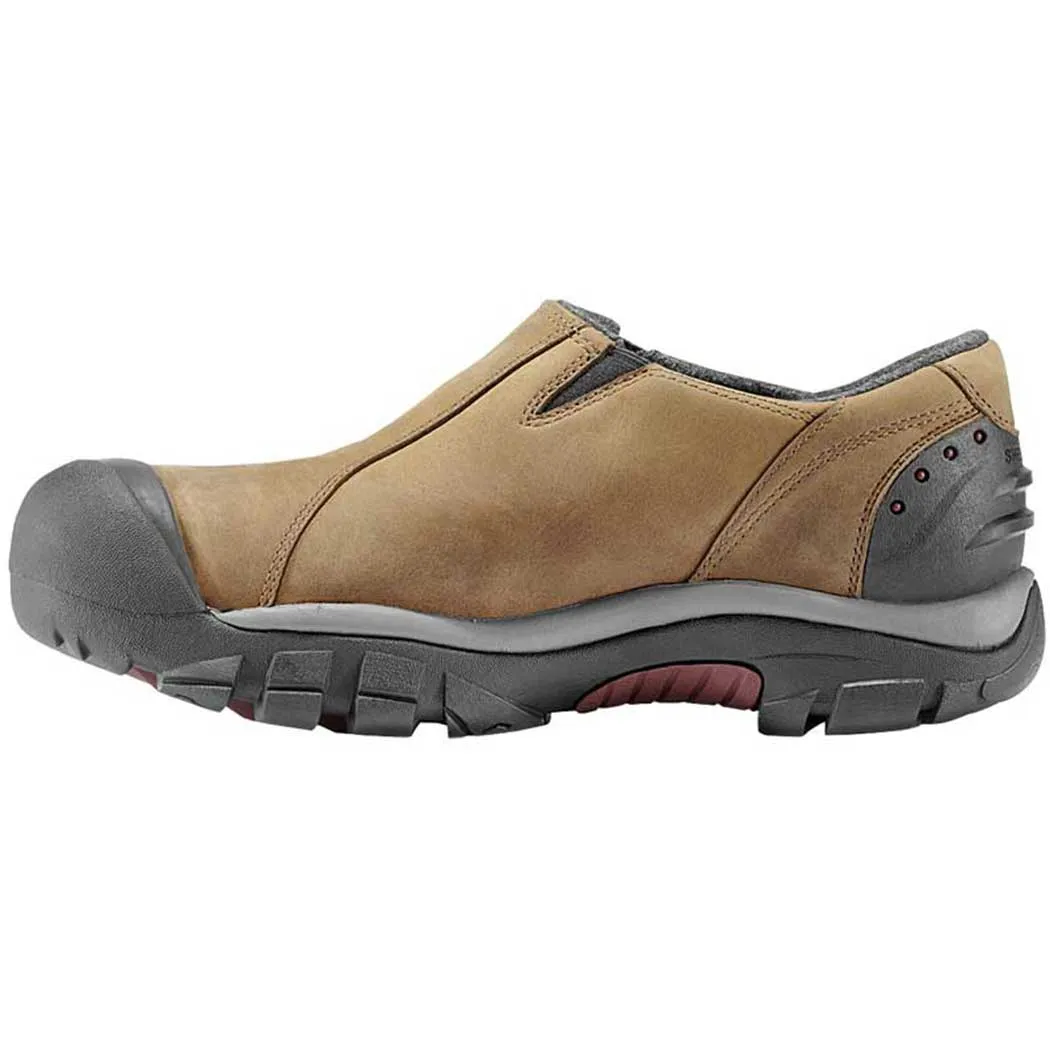 Keen Brixen Low Slate Slip-On Black/ Madder Brown (Men's)