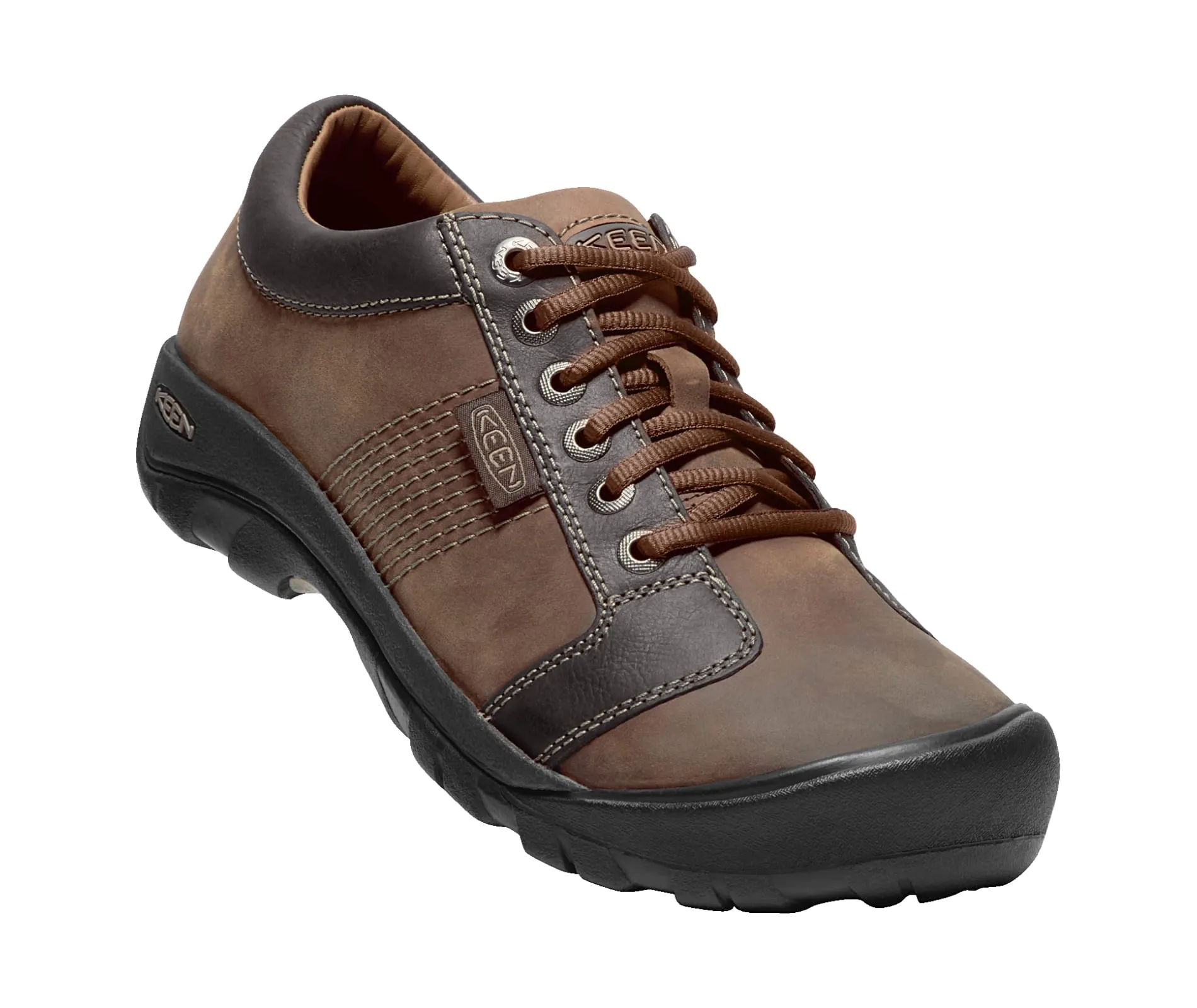 Keen Mens Austin Low Waterproof Oxford- Chocolate Brown