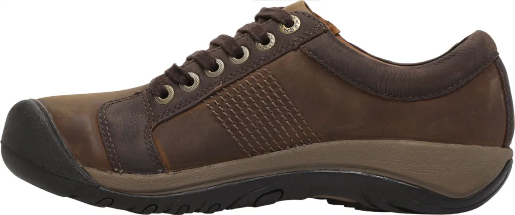 Keen Mens Austin Low Waterproof Oxford- Chocolate Brown