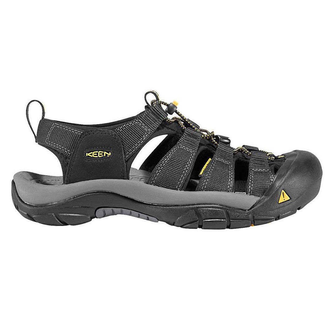 Keen Men's Newport H2 Black Fabric Water Friendly