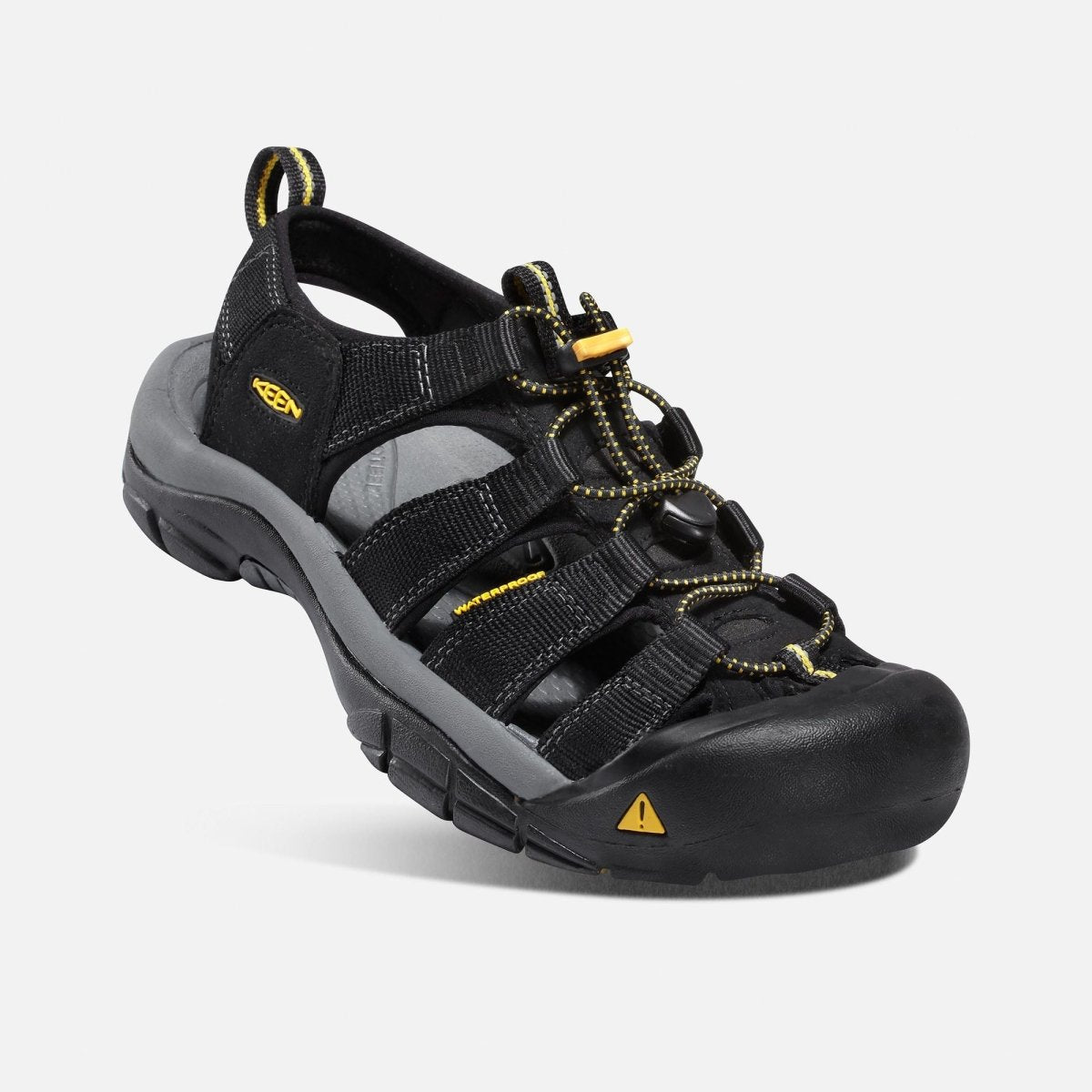 Keen Men's Newport H2 Black Fabric Water Friendly