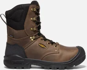 Keen Men's Waterproof Independence 8 Insulated Boot (Carbon Fiber Toe) Size 10.5 Wide In Dark Earth Black