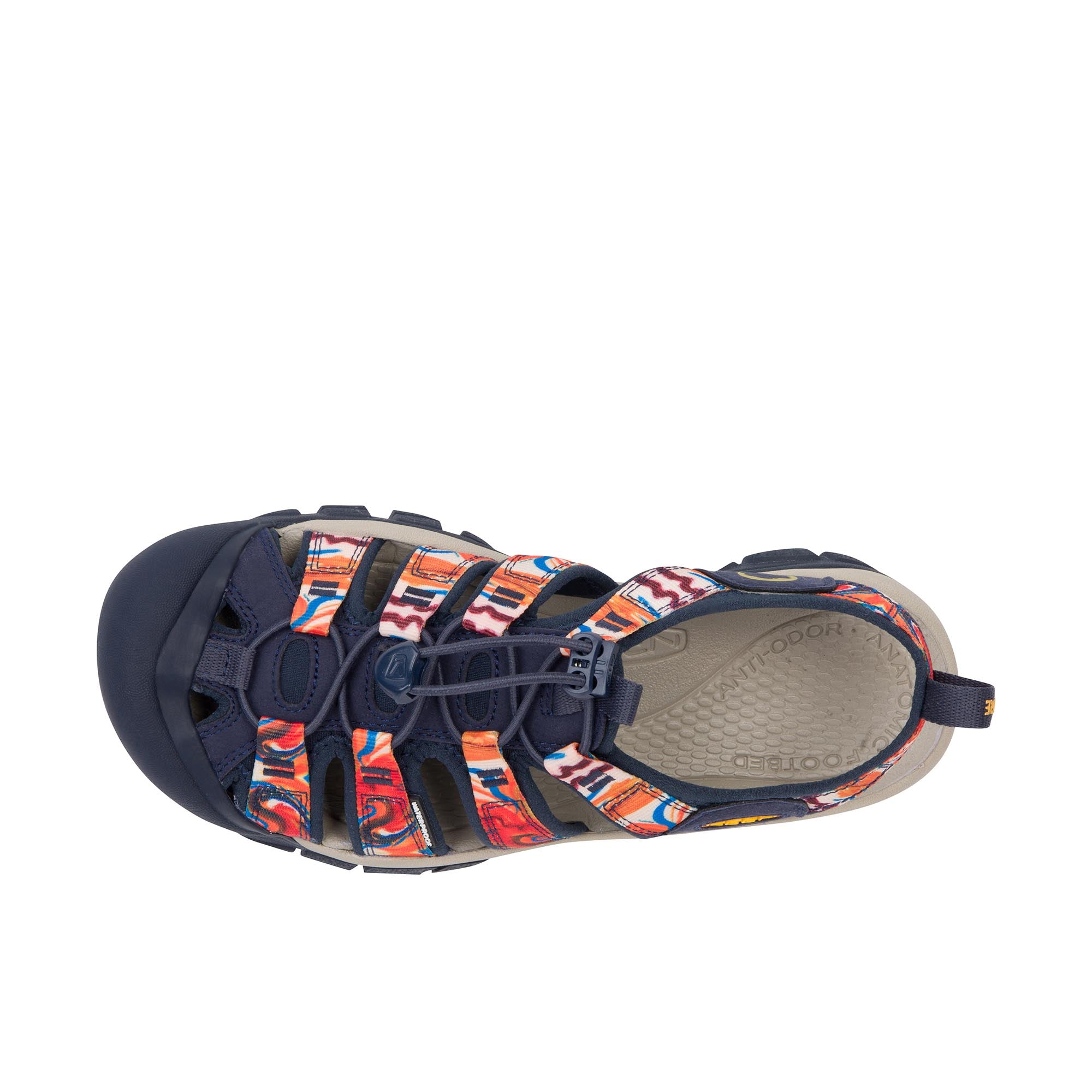 Keen Newport Retro Groovy Orange Navy