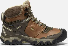 Keen Women's Waterproof Ridge Flex Boot Size 10.5 In Safari Custard