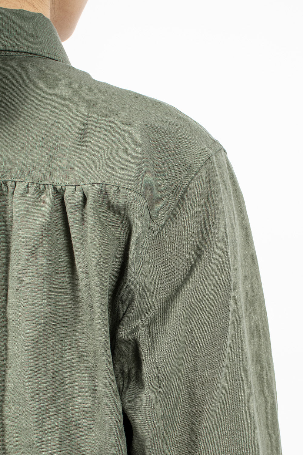 Linen Shirt Sage Green