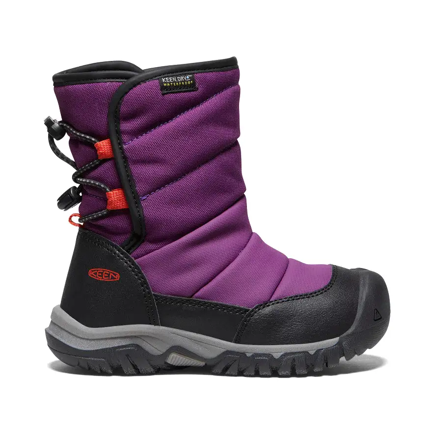 Little Kids' Puffrider Waterproof Winter Boot  |  Charisma/Orange