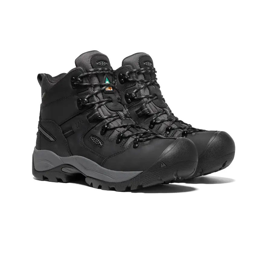 Men's CSA Pittsburgh Energy 6 Waterproof Boot (Carbon-Fiber Toe)  |  Black/Forged Iron