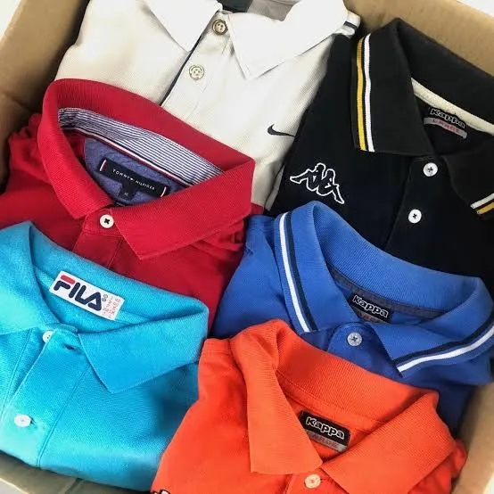 Mixed Branded Collar T Shirts