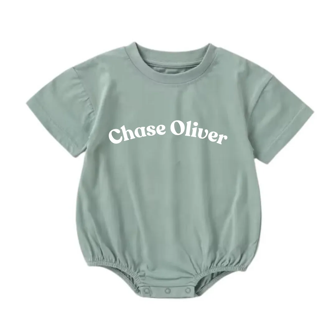 MLW By Design - First & Second Name Personalised Rompers | 3 Colours