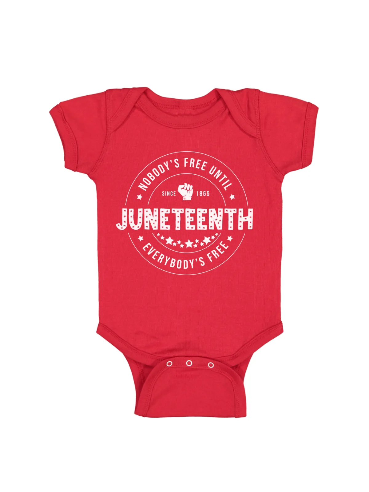 Nobody's Free Until Everybody's Free Matching Juneteenth Shirts - Red