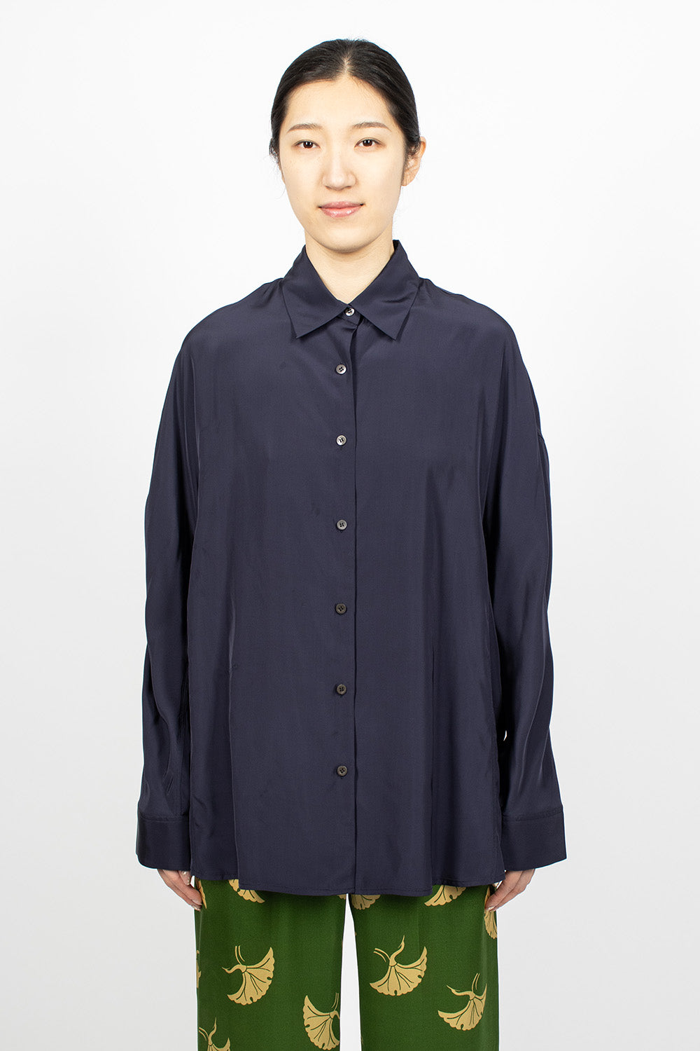 Oversized Shirt Navy