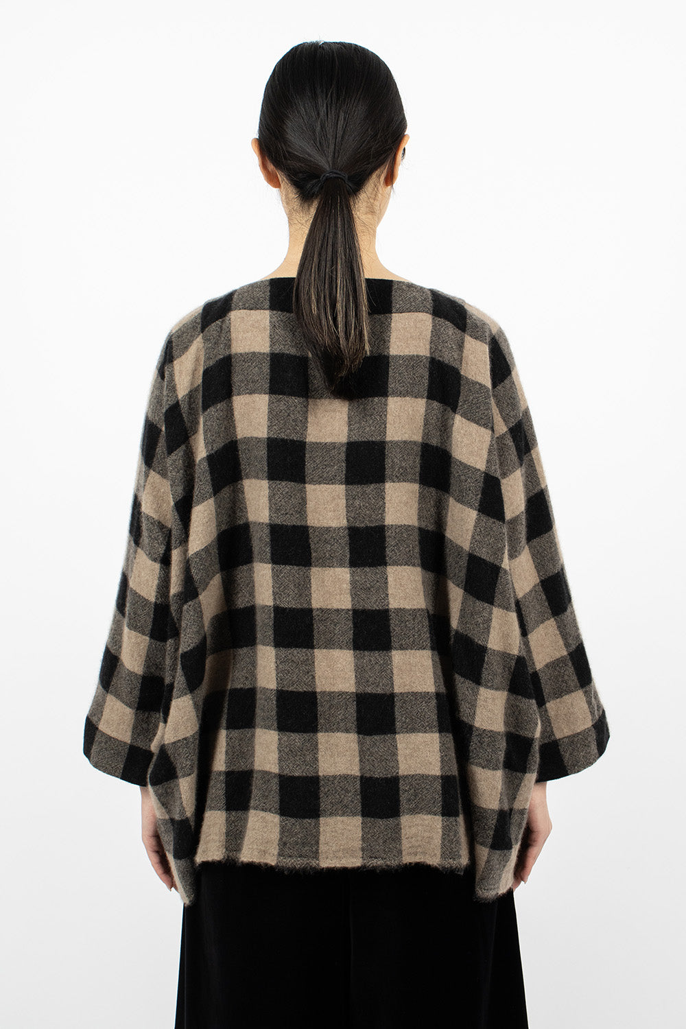 Square Check Shirt Brown/Black