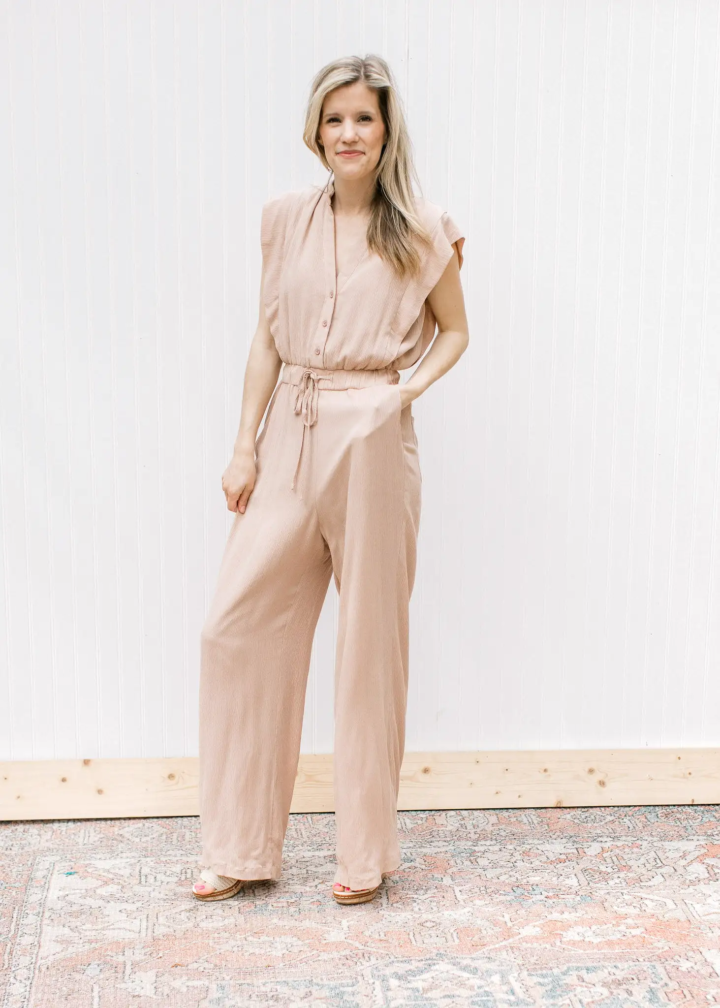 The Beige Jumpsuit