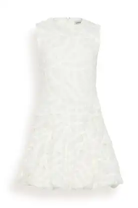 Vallan Sleeveless Mini Dress in White