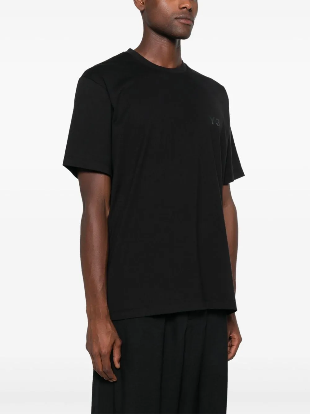 Y 3 T Shirts And Polos Black